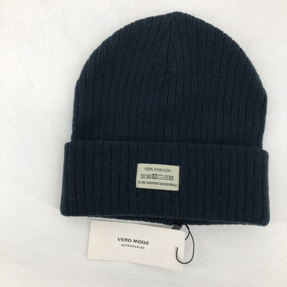 NWT Vero Moda Night Sky  100% Fashion Vmibi Beanie OS - Picture 2 of 14